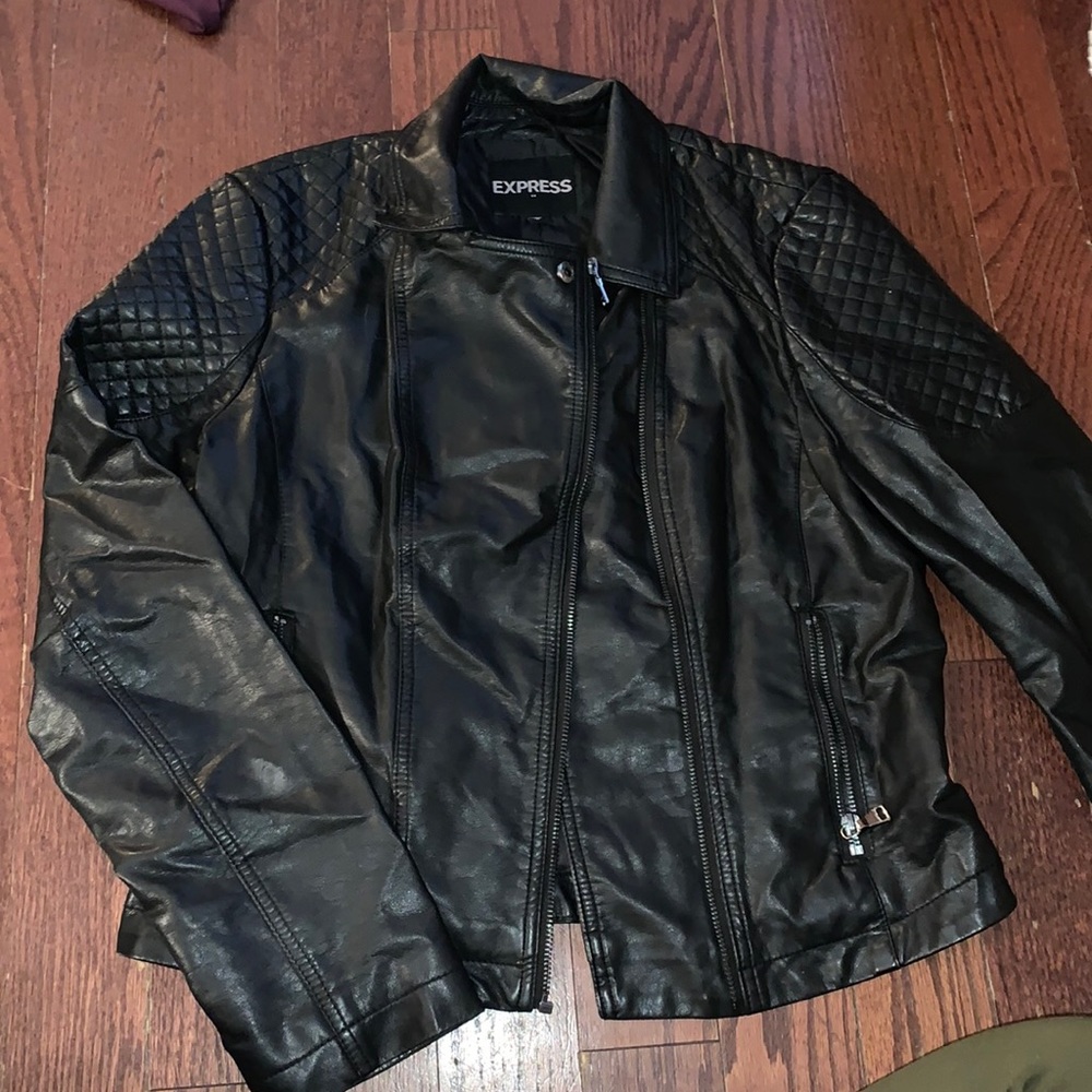 Express faux leather jacket. Size medium. Excellent condition.